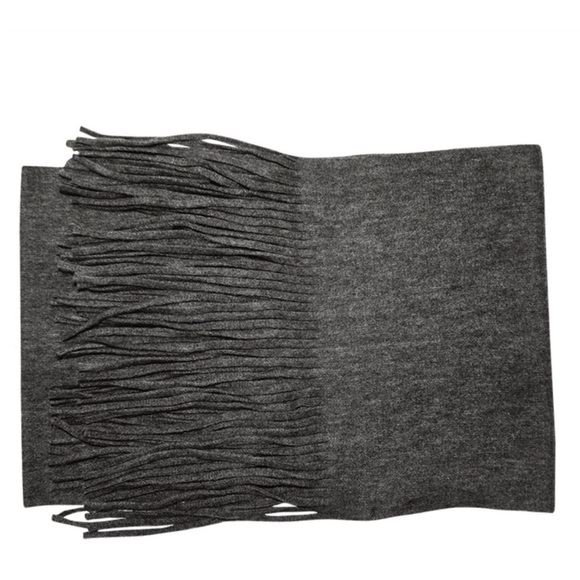Lucky Brand Charcoal Fringe Scarf - Picture 2 of 9